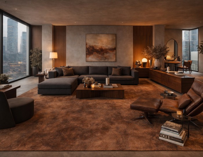 Warm color rugs
